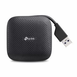 TP-Link UH400 interface hub USB 3.2 Gen 1 [3.1 Gen 1] Type-A 5000 Mbit/s Black (TP-LINK 4 Port USB3.0 Hub passiv UH400)