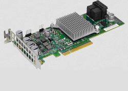 Supermicro AOC-S3008L-L8I RAID controller PCI Express 12 Gbit/s (LSI SAS 3008 IT/HBA MODE 12GB/,12Gb/s Eight-Port SAS Internal Host Bus Adapter/ LowProfile/ Supports 63 devices/ RAID 0, 1, 1E and 1...