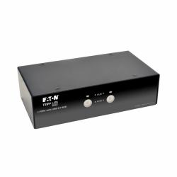 Tripp Lite B004-DPUA2-K commutateur écran, clavier et souris Noir 
