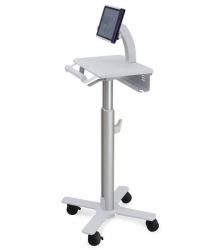 Ergotron StyleView Tablet Cart, SV10 Aluminium, Blanc Tablette Panier multimédia 