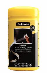 Fellowes 99703 equipment cleansing kit LCD/TFT/Plasma Equipment cleansing wet cloths (Fellowes 99703 Screen Cleaning Wipes Tub of 100)