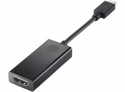 HP USB-C to HDMI Adapter USB graphics adapter Black (USB-C to HDMI Adapter - **New Retail** - Warranty: 12M)