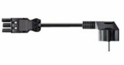 Bachmann H05VV-F 3G 1.5 mm² 1.5m Noir 1,5 m CEE7/4 GST18/3 