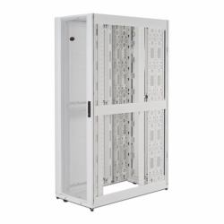 APC Armoire NetShelter SX 48U, 600 mm de largeur x 1 070 mm de profondeur, avec panneaux latéraux SE, blanc - Professionnels (SX RACK 48U WHITE 2258H X 600W X 107)