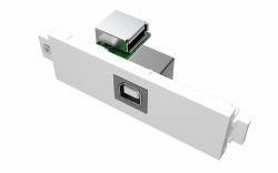 Vision TC3 USBB socket-outlet USB White (VISION TechConnect 3 USB-b module - Modular facility plate snap-in - USB Type B)