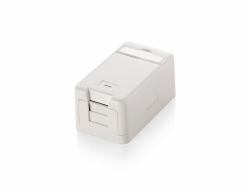 Equip 1-Port Keystone Jack Surface Mount Box (Equip 125121 Surface Box for 1 Keystone Jack; white. [2Years warranty])