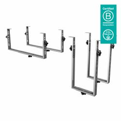 Dataflex Viewgo support ordinateur - bureau 182 (Dataflex Viewgo computer holder - desk 182 - silver [1Year warranty])