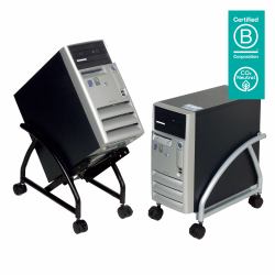 Dataflex Viewgo support ordinateur - sol 202 (Dataflex Viewgo computer holder - floor 202 - silver [1Year warranty])