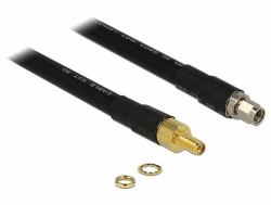DeLOCK 1m RP-SMA/RP-SMA câble coaxial CFD400, LLC400 Noir (Delock CFD400 LLC400 low loss - forlÃ¦n)
