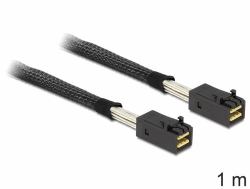 DeLOCK 1m, Mini SAS HD x 4 SFF 8643 Noir (Delock SAS internt kabel - 1 m)