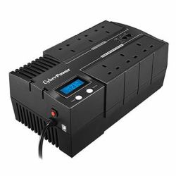 CyberPower BRICs LCD uninterruptible power supply [UPS] 1 kVA 600 W 6 AC outlet[s] (UPS BR1000ELCD-LCD 1000VA/600W - GREENPOWER 3+3 OUTLET UK)