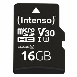 Intenso 3433470 mémoire flash 16 Go MicroSDHC UHS-I Classe 10 