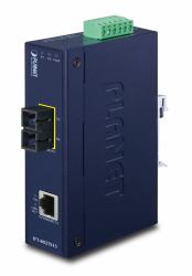 PLANET IFT-802TS15 network media converter 100 Mbit/s 1310 nm Single-mode Blue (IFT-802TS15 network media - converter 100 Mbit/s 1310 nm - Single-mode Black MOQ 300 pcs Fast Ethernet Media Converte...