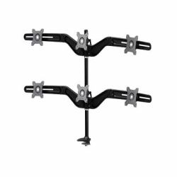 Amer Networks AMR6P support d'écran plat pour bureau 61 cm [24"] Noir 