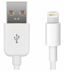 Microconnect LIGHTNING0.5 lightning cable 0.5 m White (Lightning Cable MFI 0,5m White - 8Pin Lightning - USB A Male - Charging & Syncing, 2.4A - Warranty: 300M)