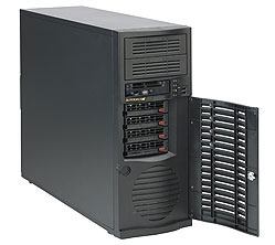 Supermicro SuperChassis 733TQ-668B Midi Tower Noir 668 W (Supermicro SC733 TQ-668B - tower - udv)
