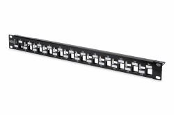 Digitus Panneau de brassage modulaire, 24 ports, échelonné (DIGITUS DN-91412 - patch-panel - 1U -)