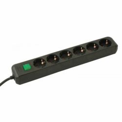 Brennenstuhl Eco power extension 1.5 m 6 AC outlet[s] Black (brennenstuhl Eco-Line - stikdÃ¥se)