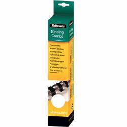 Fellowes 5330003 kit de reliure (Plastic Comb 6mm White A4 Retail 25pk)