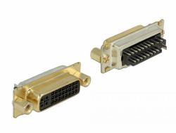 DeLOCK 65884 wire connector DVI 24+5 Black, Gold (Delock - video-konnektor - DVI-I)