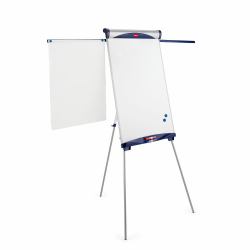 Nobo Chevalet de conférence Classic en acier avec bras coulissants (Nobo 1901918 Impression Pro Nano Clean Tripod Flipchart Easel including extendable arms)