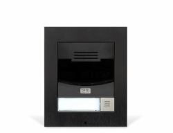 2N Telecommunications 9155301CBS video intercom system Black (2N IP SOLO WITH CAMERA BLACK SURFACE)