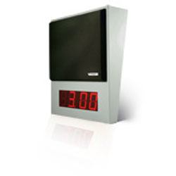 Valcom IP Speaker Clocks Horloge murale numérique Carré Noir, Gris (VALCOM INFORMACAST VIP-411 DIG CLOCK)