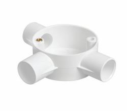 Titan CJB203WT fibre optic microduct accessory (TITAN 20MM 3 WAY TEE BOX WHITE)