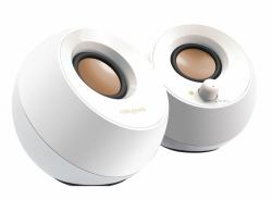 Creative Labs Pebble Blanc Avec fil 4,4 W (CREATIVE PEBBLE 2.0 SPEAK Whit 51MF1680AA001)