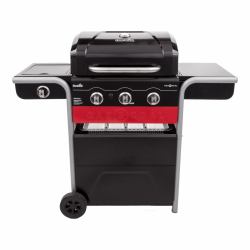 Char-Broil GAS2COAL 330 Grill Cooking station Charcoal + Natural gas Black, Red, Stainless steel (CHARBROIL GAS2COAL BBQ)