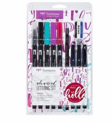 Tombow LS-ADV stylo roller Stylo à bille Multicolore (Tombow Lettering Set "Advanced)