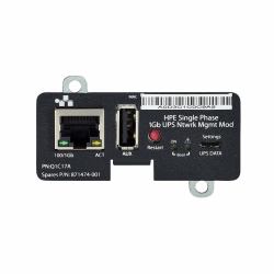 HPE Single Phase 1Gb UPS Network Management Module (SINGLE PHASE 1G UPS NTWRK-STOCK - IN)