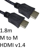 target Cables Direct 77HDMI-018 câble HDMI 1,8 m HDMI Type A [Standard] Noir 