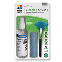 Colorway CW-1031 nettoyant tous support Liquide [prêt à l'emploi] (Colorway Multipurpose 3 in 1 Cleaner Set with Microfiber Cloth for Screen and Monitor)
