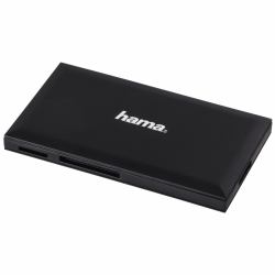 Hama 00181018 card reader USB 3.2 Gen 1 [3.1 Gen 1] Type-A Black (Hama Multi-Card Reader - kortlÃ¦ser - U)