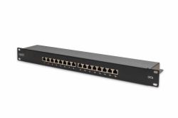 Digitus CAT 6, Class E Patch Panel (CAT 6 CLASSE PTCH PANEL 16-RJ45 GRY)