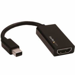 StarTech.com Mini DisplayPort to HDMI Adapter - Active mDP 1.4 to HDMI 2.0 Video Converter - 4K 60Hz - Mini DP or Thunderbolt 1/2 Mac/PC to HDMI Monitor/TV/Display - mDP to HDMI Dongle (MINI DISPLA...
