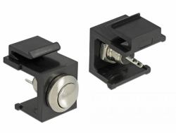 DeLOCK 86402 wire connector Keystone LED Black, Stainless steel (Delock modular indlÃ¦g)