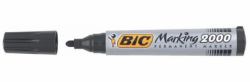 BIC Marking 2000 marqueur indélébile Pointe ogive Noir 12 pièce[s] (BIC 2000 Permanent Marker Bullet Tip Black Pack of 12)