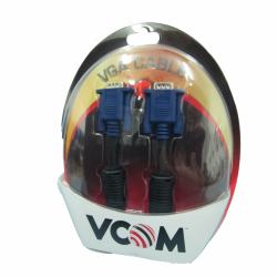 VCOM VGA/VGA M/M 3m câble VGA VGA [D-Sub] Noir 