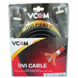 VCOM CG441D DVI cable 3 m DVI-D Black (VCOM DVI-D [M] to DVI-D [M] [24+1 pin] 3m Black Retail Packaged Display Cable, Works with Flat Panel Displays, Digital CRT Monitors, Projectors, and HDTVs)