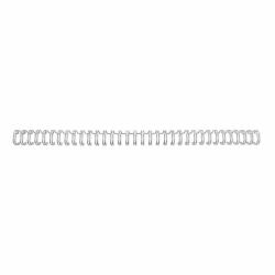 GBC Peignes métalliques WireBind argent 8 mm [100] (GBC RG810597 8MM Silver Wire Binders)