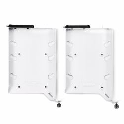Fractal Design FD-ACC-HDD-A-WT-2P Compartiment pour ordinateur Universel Support de montage de disque dur (Fractal Design Type A - harddiskopgrad)