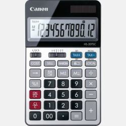 Canon HS-20TSC calculator Desktop Financial Black, Silver (Canon HS-20TSC DBL)