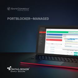 DataLocker SafeConsole PortBlocker Managed USB DLP license Renewal 3 Years - One license per PC (RENEWAL - 3 Years of PortBlocker Managed USB Port Control per endpoint)