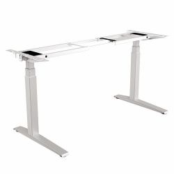 Fellowes Levado 2 pieds Argent (Fellowes Levado Height Adjustable Desk [Base Only] - Silver)