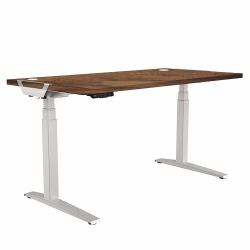 Fellowes 9710001 bureau d'ordinateur Noyer (Fellowes Levado Silver Desk Base and Walnut Worktop 1600mm)