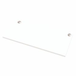 Fellowes 9870001 plan de travail informatique Forme rectangulaire Mélaminé, PVC Blanc (Fellowes Desktop White - 1400mm)