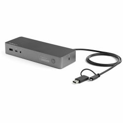 StarTech.com Universal Laptop Docking Station, Hybrid USB-C & USB-A Dock, Dual 4K DP & HDMI, 100W PD, Mac / Windows / Chrome OS, 4x USB 5Gbps Hub, GbE (2 X 4K UNIVERSAL LAPTOP DOCKING - STATION USB...