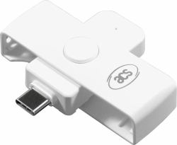 ACS ACR39U-NF smart card reader Indoor USB 2.0 White (ACR39U-NF PocketMate II - PocketMate II - Smart Card Reader [USB Type-C] - Warranty: 12M)
